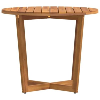 Tuintafel rond 90x75 cm massief acaciahout Tuintafel rond 90x75 cm massief acaciahout