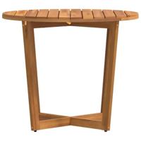 Tuintafel rond 90x75 cm massief acaciahout - thumbnail