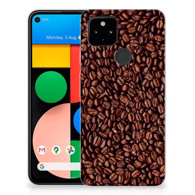 Google Pixel 4a 5G Siliconen Case Koffiebonen