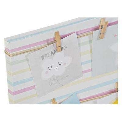 Fotolijstje DKD Home Decor Sunshine Multicolour Canvas Baby 50 x 2 x 50 cm
