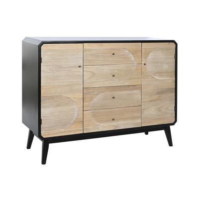 Dressoir DKD Home Decor Zwart Hout (120 x 40 x 90 cm)