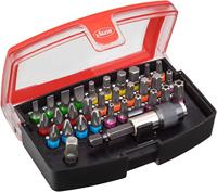 Vigor V5019 Bitset 32-delig Plat, Inbus, Kruiskop Phillips, Pozidriv, T-profiel, TH-profiel - thumbnail