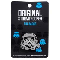 The Original Stormtrooper Helm Emaille Button Badge - thumbnail