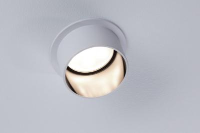 Paulmann 93376 Gil LED-inbouwlamp LED LED vast ingebouwd Wit (mat), Zwart (mat)