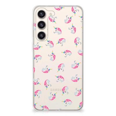 TPU bumper voor Samsung Galaxy S23 Plus Unicorns TPU bumper voor Samsung Galaxy S23 Plus Unicorns