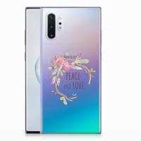 Samsung Galaxy Note 10 Plus Telefoonhoesje met Naam Boho Text - thumbnail