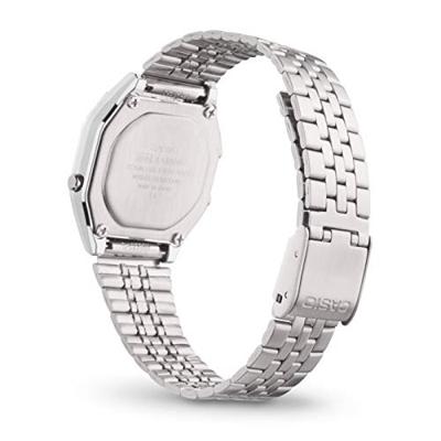 Casio LA680WEA-1EF Horloge Retro digitaal zilverkleurig-zwart