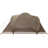 Koepeltent 6-persoons waterdicht bruin - thumbnail
