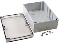 Hammond Electronics 1554VA2GYCL Universele behuizing 240 x 160 x 90 Polycarbonaat Grijs, Helder 1 stuk(s) - thumbnail