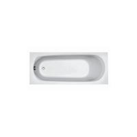 Plieger Basic solobad 170x70cm 37cm diep acryl met poten wit 11002010003101 - thumbnail
