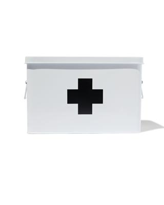 HEMA Medicijnbox 32x20x19.5 wit (White)