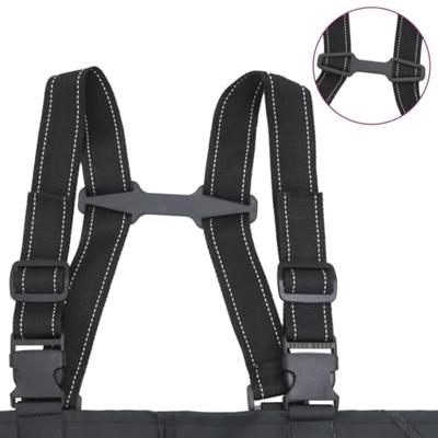 VidaXL Waadpak met laarzen en riem maat 39 zwart VidaXL Waadpak met laarzen en riem maat 39 zwart