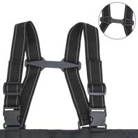 VidaXL Waadpak met laarzen en riem maat 39 zwart - thumbnail