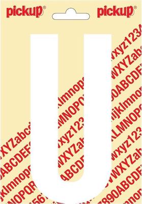 Plakletter Nobel Sticker letter U wit Pickup - Pickup