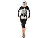Kostuums voor Volwassenen Skelet - Maat: M/L - Maat: M/L - thumbnail