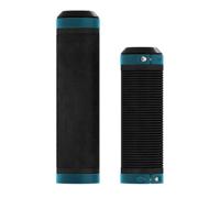 BROOKS Rubber grips (100+130mm) - black / octane - thumbnail