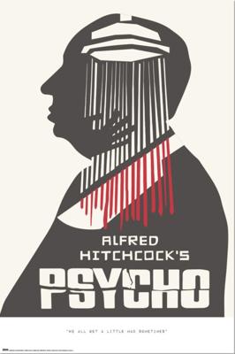 Poster Alfred Hitchcock - Psycho 61x91,5cm