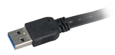 Akasa 1.5m USB 3.0 A/Micro-B USB-kabel 1,5 m USB A Micro-USB B Mannelijk Zwart