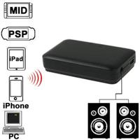 Mini bluetooth Music Receiver voor iPhone 4 & 4S / 3 g / 3G / iPad 3 / iPad 2 / andere bluetooth telefoons & PC, Afmeting: 60 x 36 x 15 mm (zwart) - thumbnail