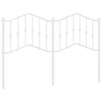 Hoofdbord 150 cm metaal wit - thumbnail