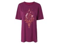 Dames bigshirt (Bordeauxrood, M (40/42)) - thumbnail