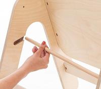 Mamatoyz houten tekentafel naturel vos - thumbnail