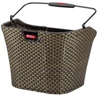 Rixen & Kaul klickfix structura plastic basket with handle - bronze - thumbnail