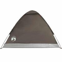 Koepeltent 4-persoons waterdicht bruin - thumbnail