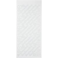 Creativ Company Stickers, konfirmation, vel 10x23 cm, wit, 1 vel - thumbnail
