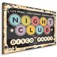 Schilderij - Nightclub, Disco, Live Music, Premium Print - thumbnail