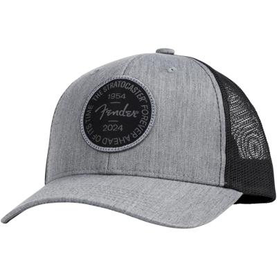 Fender Stratocaster 70th Anniversary Badge Hat Gray Heather Fender Stratocaster 70th Anniversary Badge Hat Gray Heather