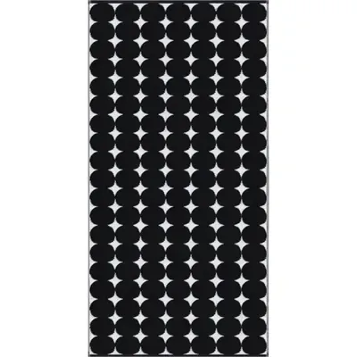 Cawö Cawö Black&White 6279 zwart/wit Badlaken 80x150