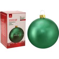 Kerstbal Opblaasbaar 45 cm Groen - thumbnail