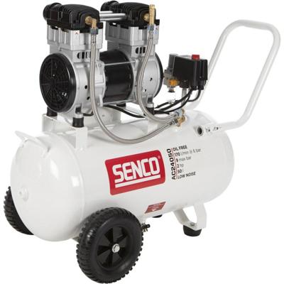 Senco compressor 230V - AC24050 - olievrij en geluidsarm - 9bar - 50L