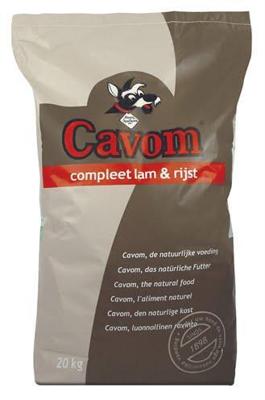 Cavom Compleet lam en rijst hondenvoer 4 x 20 kg