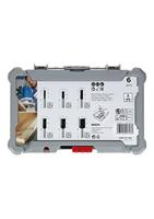 Groeffreesset, 6 mm schacht, 6-delig Bosch Professional NEW-22331 - thumbnail