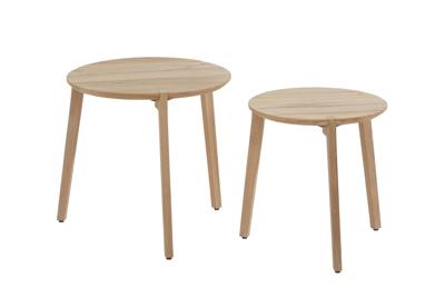Gabor Set of 2 Coffee tafels Teak dia. 45 & dia. 55 cm 4SO - 4so Gabor Set of 2 Coffee tafels Teak dia. 45 & dia. 55 cm 4SO - 4so