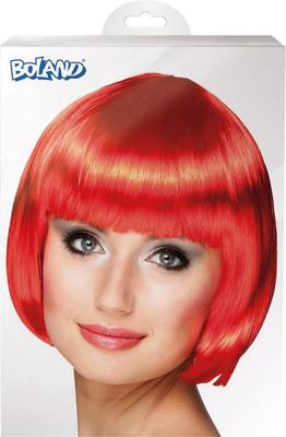 Pruik bobline new look rood
