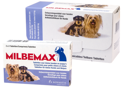 Milbemax Kleine hond & Puppy's Ontwormingsmiddel Tabletten