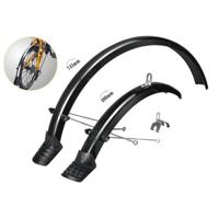 Mirage spatbordset 20" met bevestigingsmateriaal zwart - thumbnail