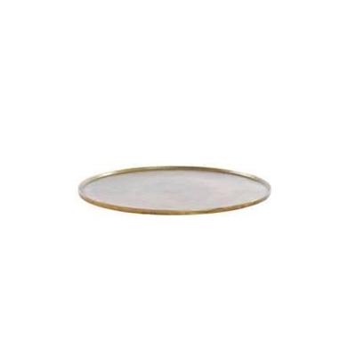 Schaal Maes 50cm doorsnee antiek brons