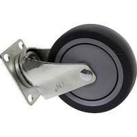 TOOLCRAFT TO-5137917 Zwenkwiel TPR 100 mm met schroefplaat Draagvermogen (max.): 65 kg - thumbnail
