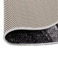 Vloerkleed wasbaar anti-slip 120 cm meerkleurig - thumbnail