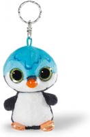 Nici sleutelhanger pinguïn junior 9 cm pluche blauw/wit - thumbnail