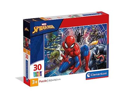 Clementoni legpuzzel super color spiderman, 30st. - thumbnail