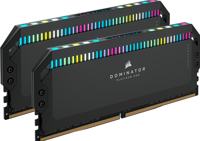 Corsair dominator platinum rgb 64 gb ddr5-5200 (2x 32 gb) werkgeheugen (zwart, cmt64gx5m2b5200c40, xmp 3.0) - thumbnail