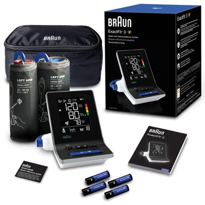 Braun Exactfit 3 bloeddrukmeter bovenarm 1 Stuks Braun Exactfit 3 bloeddrukmeter bovenarm 1 Stuks