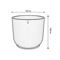 Elho bloempot The Winery Collection 16cm Donkerpaars - thumbnail