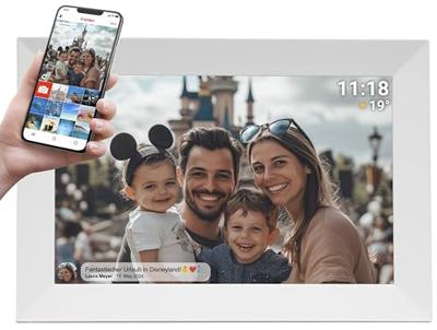 Denver PFF1024w Digitale WiFi-fotolijst 25.7 cm 10.1 inch Energielabel: C (A - G) 1280 x 800 Pixel 16 GB Wit Denver PFF1024w Digitale WiFi-fotolijst 25.7 cm 10.1 inch Energielabel: C (A - G) 1280 x 800 Pixel 16 GB Wit