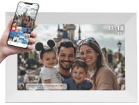 Denver PFF1024w Digitale WiFi-fotolijst 25.7 cm 10.1 inch Energielabel: C (A - G) 1280 x 800 Pixel 16 GB Wit - thumbnail